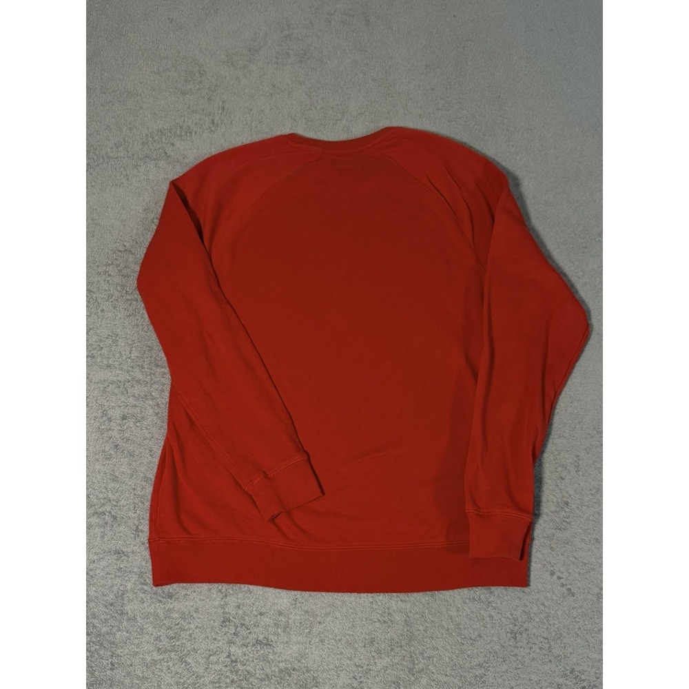 Polo Ralph Lauren Pajama Top Mens Large Red Fleece Crew Neck Tiger Graphic - Picture 6 of 6
